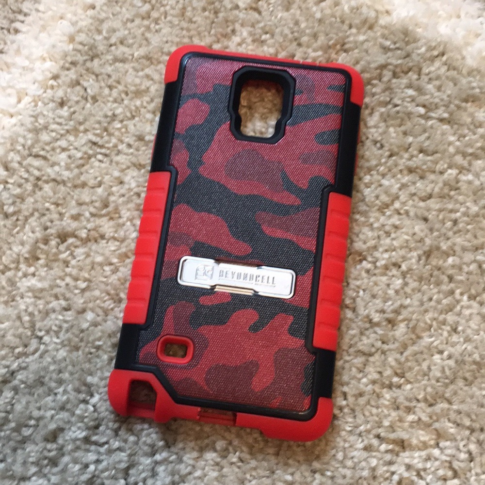 Galaxy note 4 red cell phone case